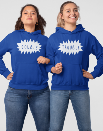 Dámská/Dětská mikina BFF Double trouble