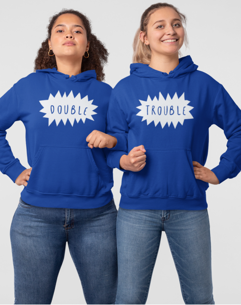 Dámská/Dětská mikina BFF Double trouble