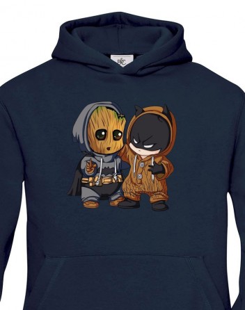 Dětská mikina Batman a Groot