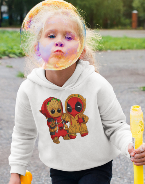 Dětská mikina Deadpool a Groot