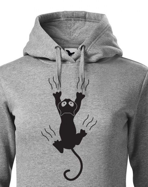 Dámská mikina s kočkou s drápky