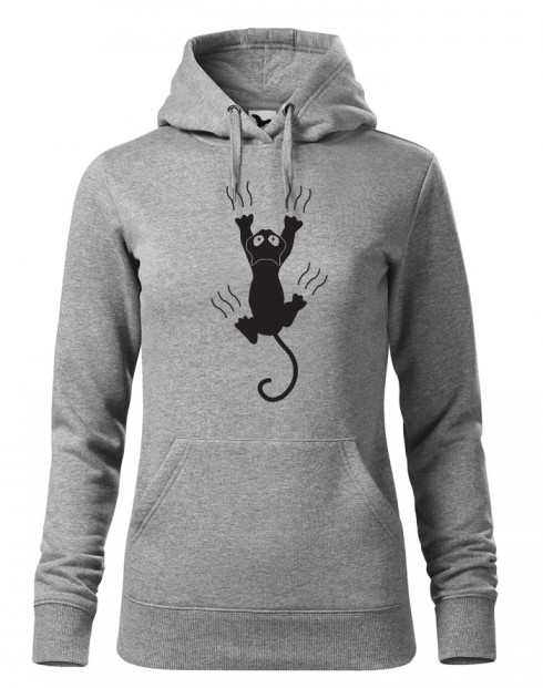 Dámská mikina s kočkou s drápky