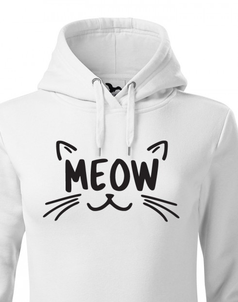 Dámská mikina s kočkou Meow