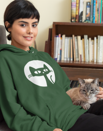 Dámská mikina s kočkou