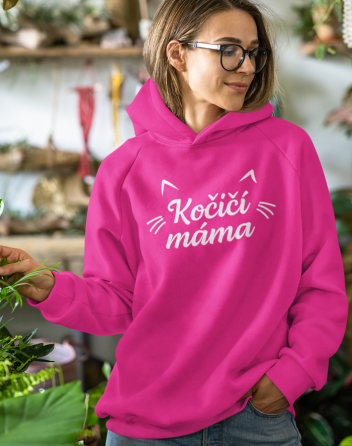 Dámská mikina kočičí máma