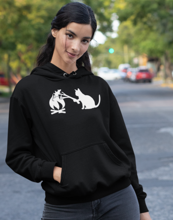 Dámská mikina kočka a myš