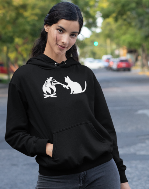 Dámská mikina kočka a myš