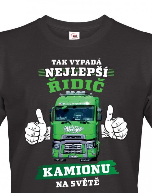 Pánské tričko Nejlepší řidič kamionu