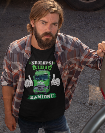 Pánské tričko Nejlepší řidič kamionu