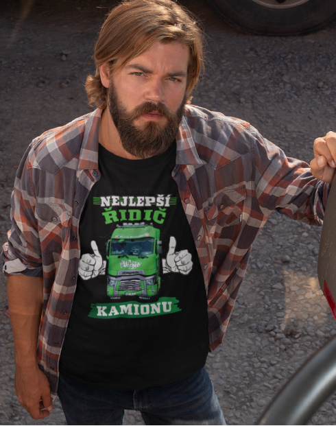 Pánské tričko Nejlepší řidič kamionu