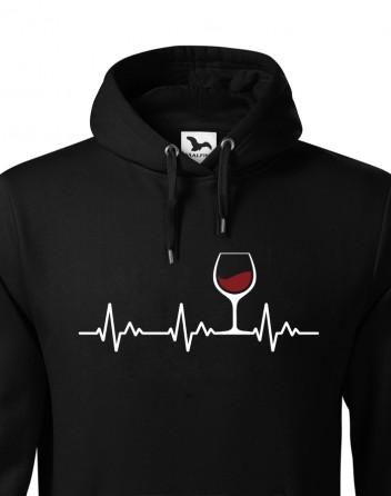 Pánská mikina Tep vína