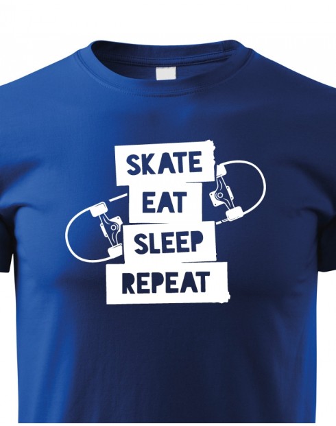 Dětské tričko Skate-eat-sleep-repeat