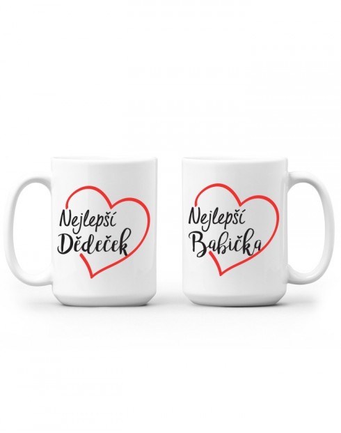 Hrnečky pro nejlepšího dědečka a babičku