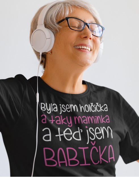 Tričko pro s potiskem pro babičku