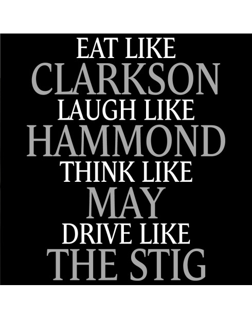 Pánské Tričko Clarkson, Hammond, May