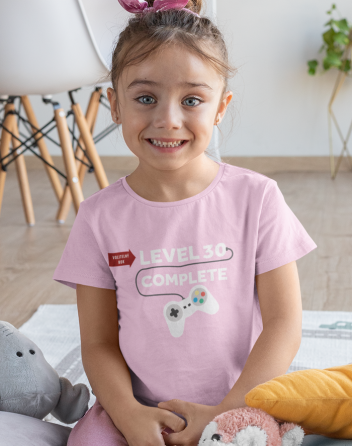 Dětské tričko k narozeninám - Level complete