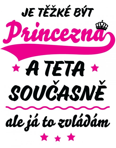 Hrnek pro tetu - Je těžké být princezna