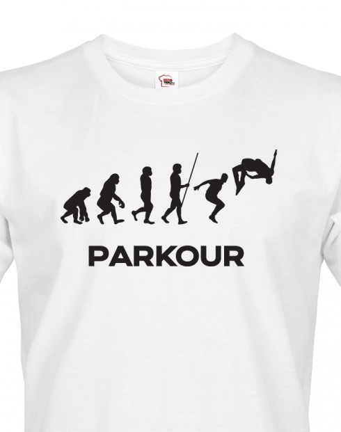 Pánské tričko - Parkour evoluce