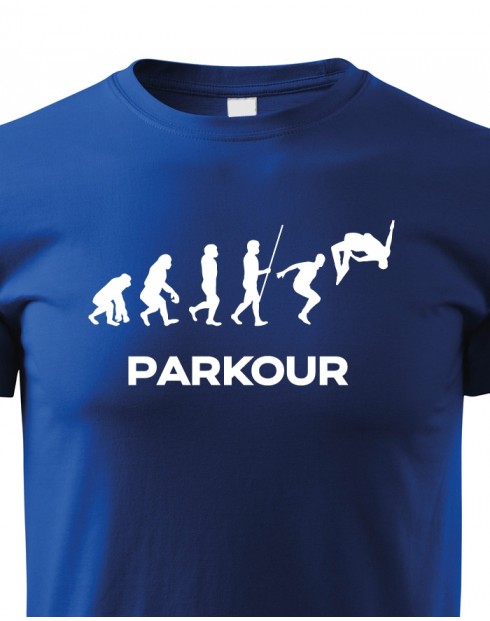Dětské tričko - Parkour evoluce