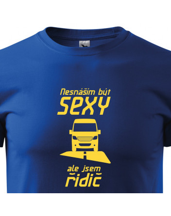 Pánské tričko Sexy řidič dodávky