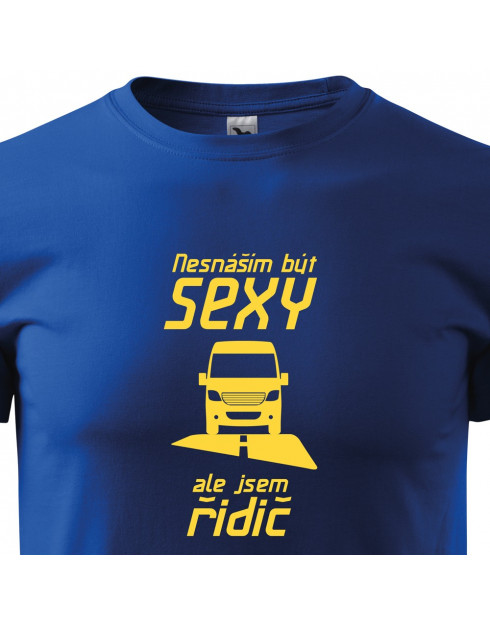 Pánské tričko Sexy řidič dodávky