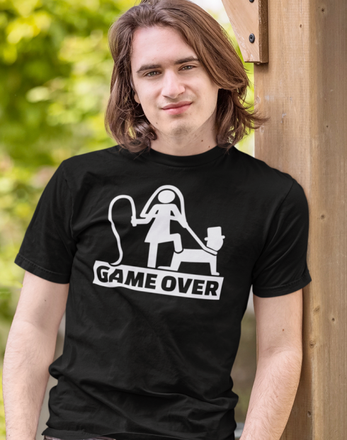 Pánské tričko na rozlučku Game Over 3