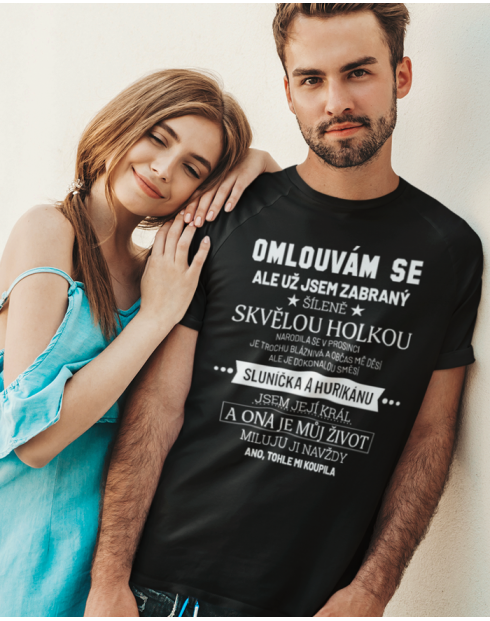 Pánské tričko pro přítele k narozeninám Už jsem zabraný