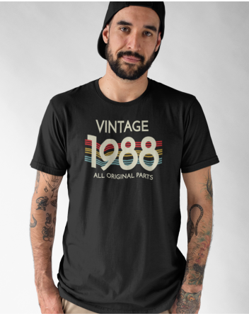 Pánské tričko k narozeninám - Vintage all original parts