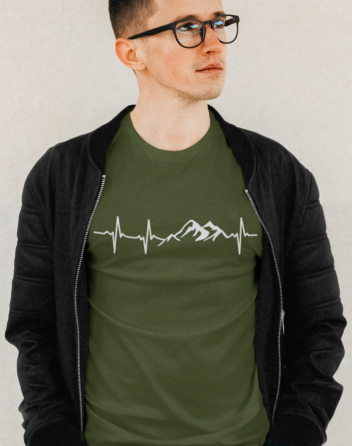 Pánské turistické tričko Tep hory