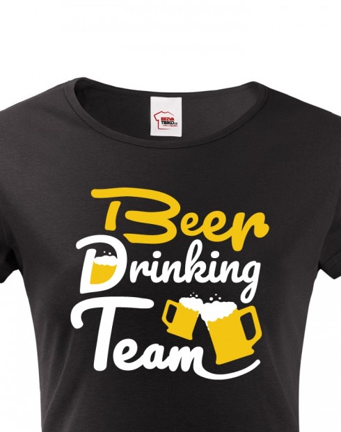 Dámské tričko - Beer drinking team