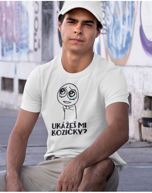 Pánské tričko Ukážeš mi kozičky