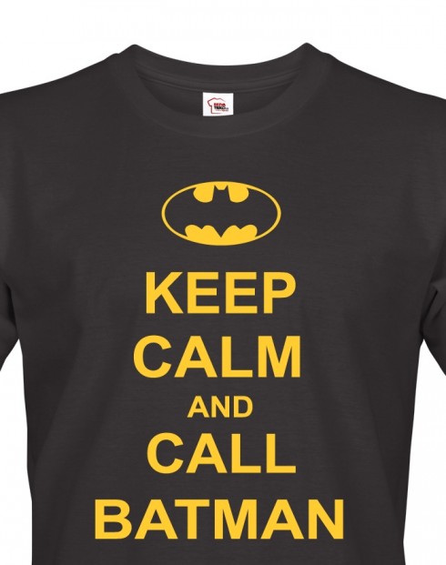 Pánské tričko - Keep calm and call Batman