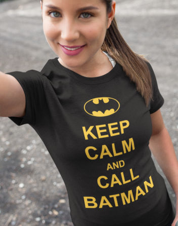 Dámské tričko - Keep calm and call Batman