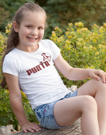 Dětské tričko s vtipným potiskem Punťa