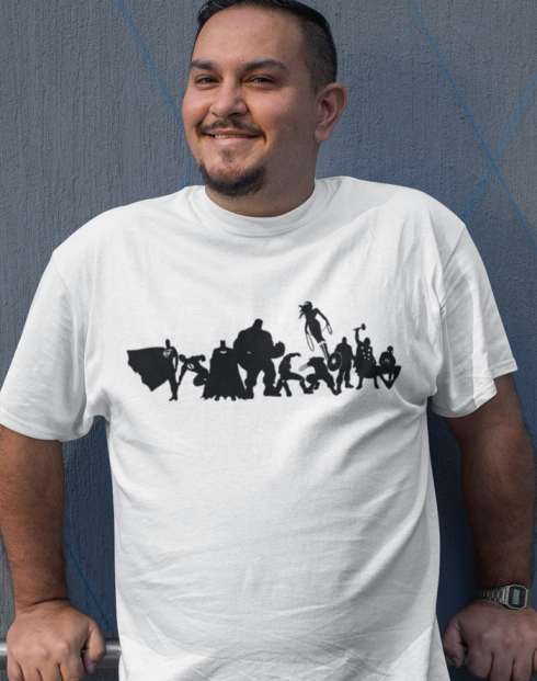 Pánské tričko se superhrdiny