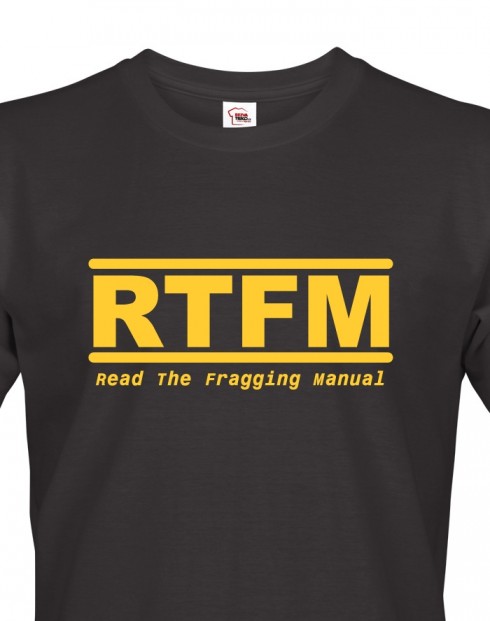 Pánské tričko - RTFM