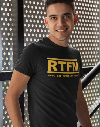 Pánské tričko - RTFM