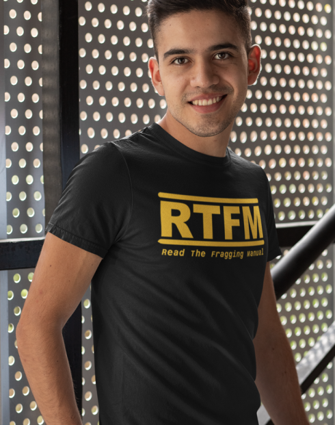 Pánské tričko - RTFM