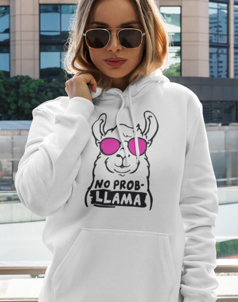 Dámská mikina No Prob - LLama