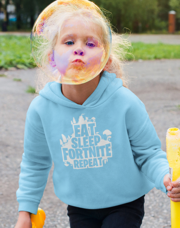 Dětská mikina Eat Sleep Fortnite Repeat