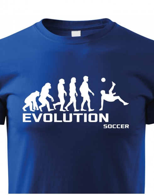 Dětské tričko - Evoluce fotbalu