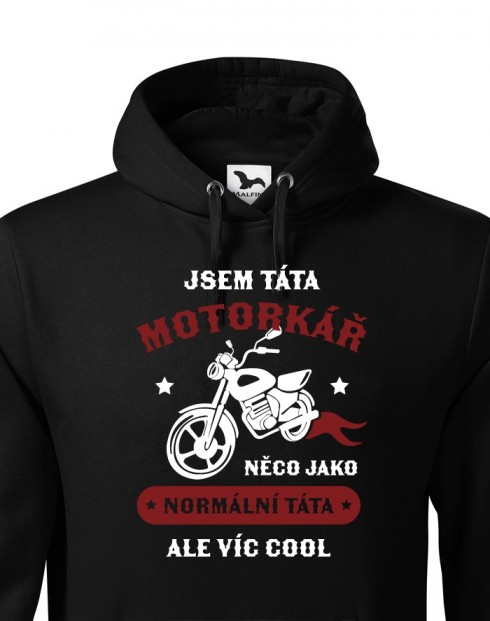 Pánská mikina - Táta motorkář