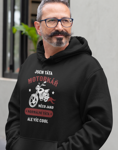 Pánská mikina - Táta motorkář