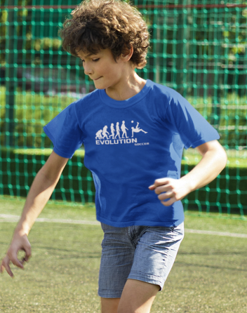 Dětské tričko - Evoluce fotbalu