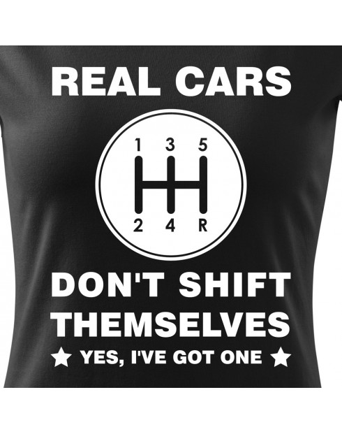 Dámské tričko Real cars
