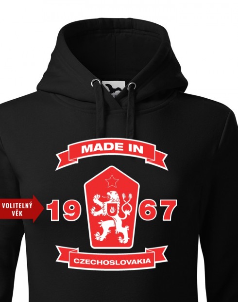 Dámská mikina s lvem a znakem ČSSR