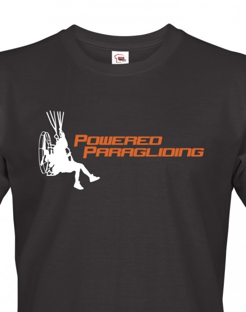 Pánské tričko - Powered paragliding