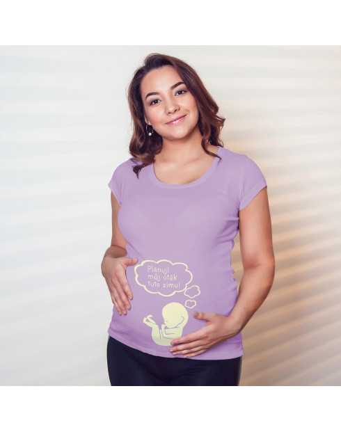 Těhotenské tričko Útěk plánuji tuto...