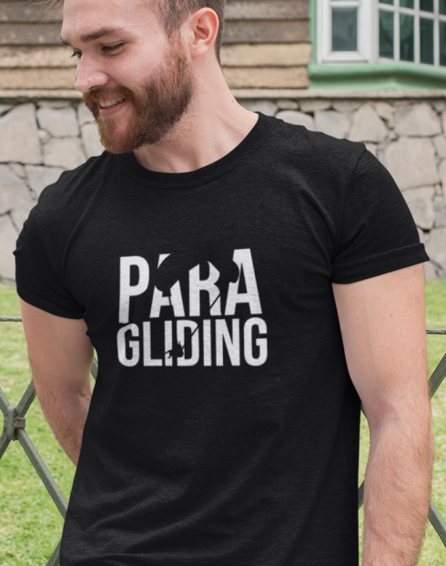 Pánské tričko s motivem paragliding