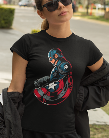 Dámské tričko Kapitán Amerika 2
